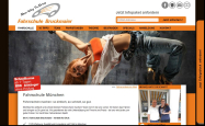 Screenshot der Webseite von Fahrschule Bruckmaier
