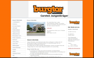 Screenshot der Webseite von Burgtor Fahrschule
