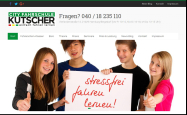 Screenshot der Webseite von City Fahrschule Kutscher