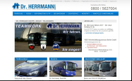 Screenshot der Webseite von Fahrschule Dr. Herrmann