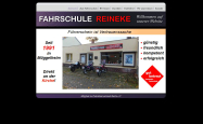 Screenshot der Webseite von FAHRSCHULE REINEKE