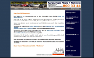 Screenshot der Webseite von Fahrschule Bettina Netzow/ Fritz Foelck