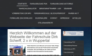 Screenshot der Webseite von Fahrschule Dirk Scherff