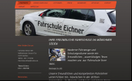 Screenshot der Webseite von Fahrschule Eichner GbR
