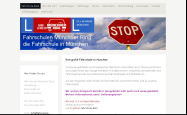 Screenshot der Webseite von Fahrschule Fuchs GmbH