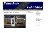 Screenshot der Webseite von Fahrschule FuhlsbÃ¼ttel