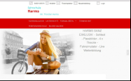 Screenshot der Webseite von Fahrschule Harms