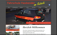 Screenshot der Webseite von Fahrschule Klaus Fassbender