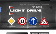 Screenshot der Webseite von Fahrschule Light Drive