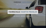 Screenshot der Webseite von Fahrschule Martin Preißler
