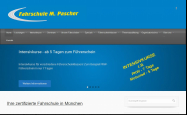 Screenshot der Webseite von Fahrschule Matthias Pascher