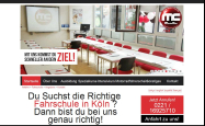 Screenshot der Webseite von Fahrschule MotoCar