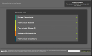 Screenshot der Webseite von Fahrschule Scheffer