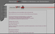 Screenshot der Webseite von Fahrschule VATI