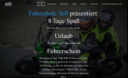 Screenshot der Webseite von Fahrschule VoÃŸ GmbH & Co. KG