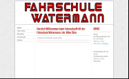 Screenshot der Webseite von Fahrschule Watermann