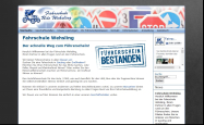Screenshot der Webseite von Fahrschule Wehsling