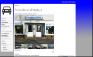 Screenshot der Webseite von Fahrschule Wenskus