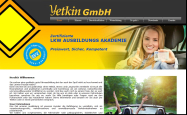 Screenshot der Webseite von Fahrschule Yetkin