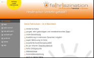 Screenshot der Webseite von Fahrschule Fa(hr)szination GmbH