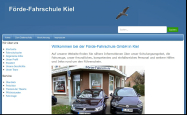 Screenshot der Webseite von Förde-Fahrschule GmbH