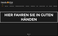 Screenshot der Webseite von Fahrschule Friendly-Drive
