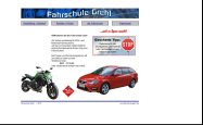 Screenshot der Webseite von Fahrschule Grehl