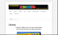 Screenshot der Webseite von Fahrschule Iser