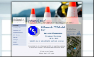 Screenshot der Webseite von Fahrschule Israel