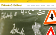 Screenshot der Webseite von Fahrschule Kalbach