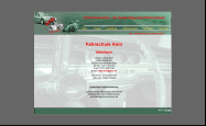 Screenshot der Webseite von Fahrschule Klein