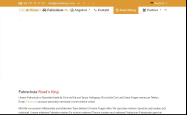 Screenshot der Webseite von Fahrschule Road's King