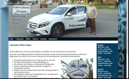 Screenshot der Webseite von Fahrschule Rogge