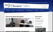 Screenshot der Webseite von Fahrschule Stefan Baumgardt