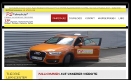 Screenshot der Webseite von TIP Fahrschule