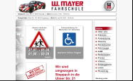 Screenshot der Webseite von Fahrschule W-Mayer