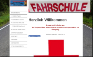 Screenshot der Webseite von Fahrschule Wiemann